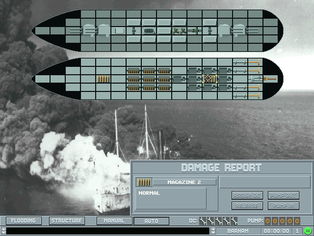 great-naval-battles-vol-4-burning-steel-1939-1942 screenshot for dos