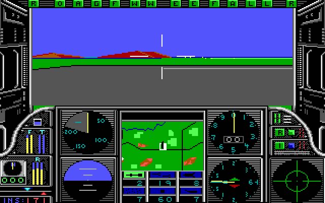 gunship screenshot for dos