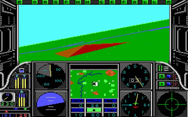 gunship screenshot for dos