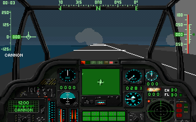 gunship-2000 screenshot for dos
