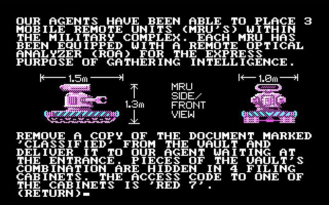 hacker-2-the-doomsday-papers screenshot for dos