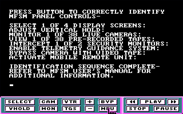 hacker-2-the-doomsday-papers screenshot for dos