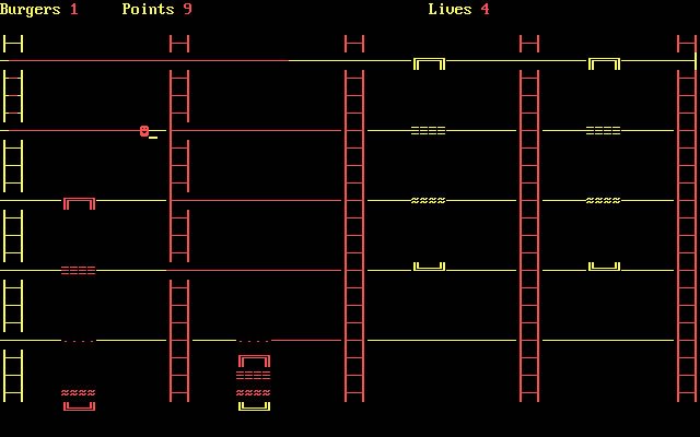 hamburger-hell screenshot for dos