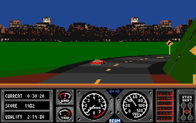 Hard Drivin' screenshot