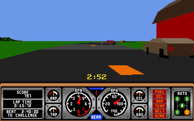 hard-drivin-2 screenshot for dos