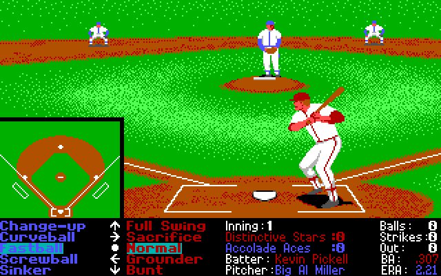 hardball-2 screenshot for dos