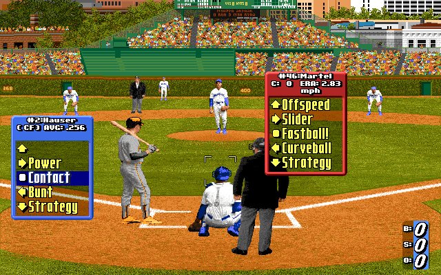 hardball-4 screenshot for dos