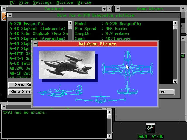 harpoon-ii screenshot for dos