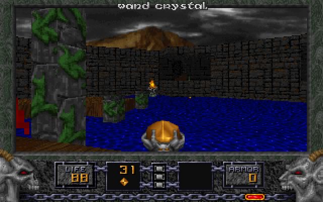 heretic screenshot for dos
