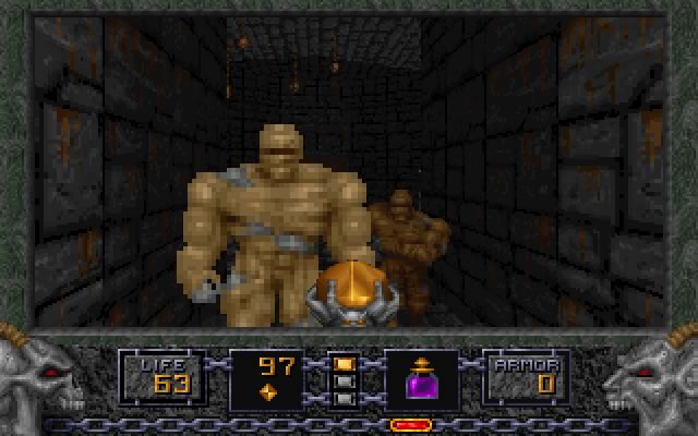 heretic screenshot for dos