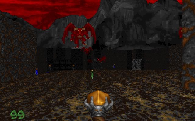 heretic screenshot for dos