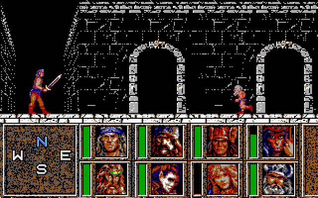 heroes-of-the-lance screenshot for dos