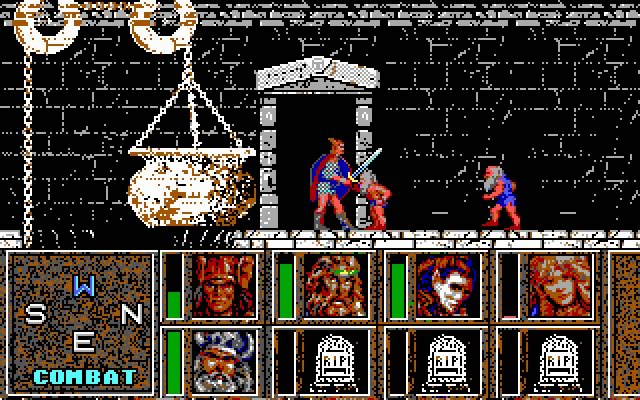 heroes-of-the-lance screenshot for dos