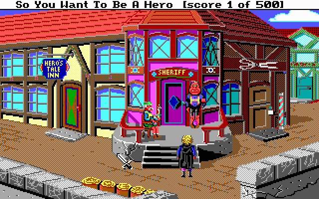 hero-s-quest-so-you-want-to-be-a-hero screenshot for dos