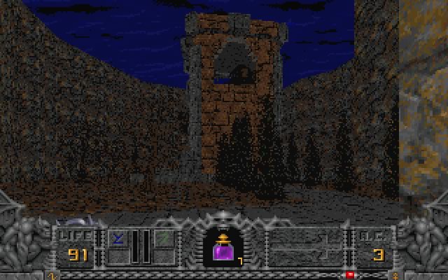 hexen-beyond-heretic screenshot for dos