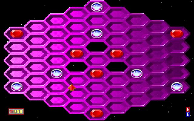 hexxagon screenshot for dos
