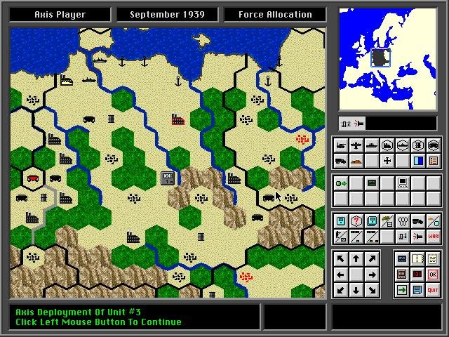 high-command-europe-1939-45 screenshot for dos