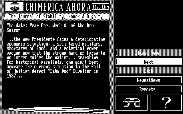 hidden-agenda screenshot for dos