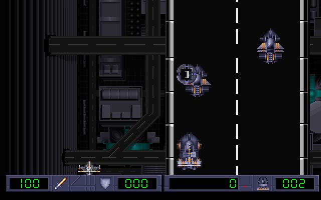 highway-fighter screenshot for dos