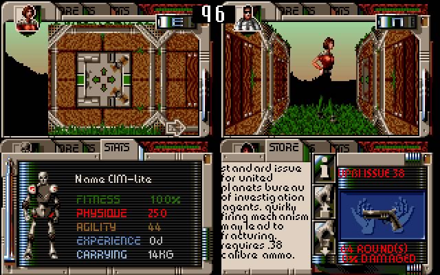 hired-guns screenshot for dos