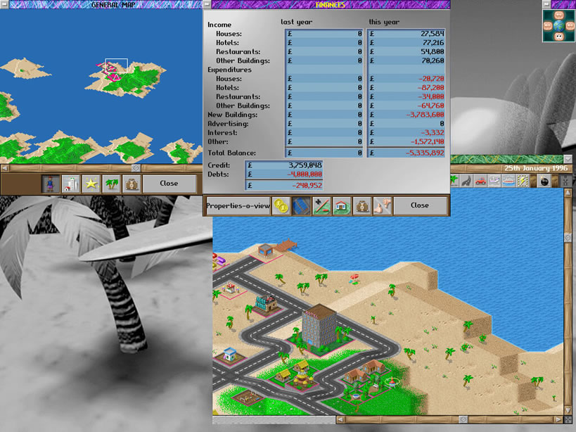 holiday-island screenshot for win3x