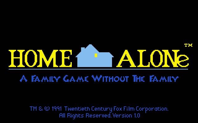 home-alone screenshot for dos