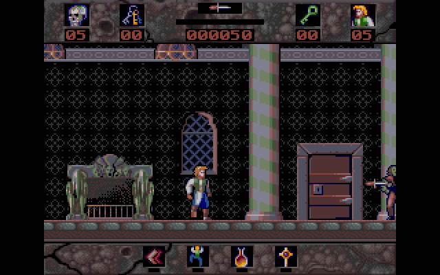 horror-zombies-from-the-crypt screenshot for dos