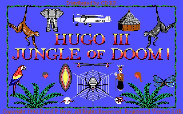 hugo-3-jungle-of-doom screenshot for dos