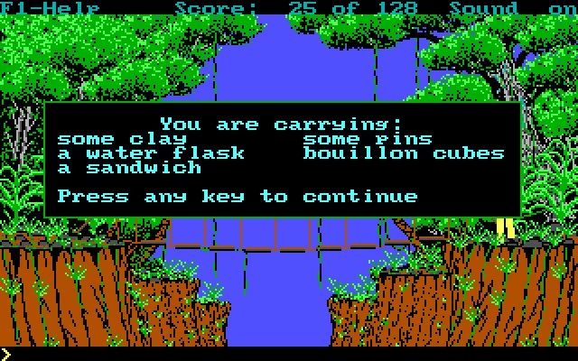 hugo-3-jungle-of-doom screenshot for dos