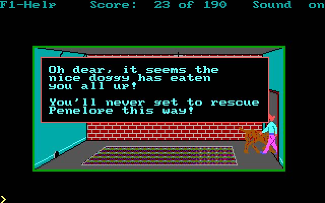 hugo-s-house-of-horrors screenshot for dos