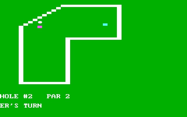 IBM 9-Hole Miniature Golf screenshot