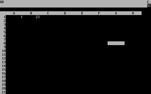 ibm-visicalc-1-0 screenshot for dos
