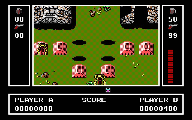 ikari-warriors-2-victory-road screenshot for dos