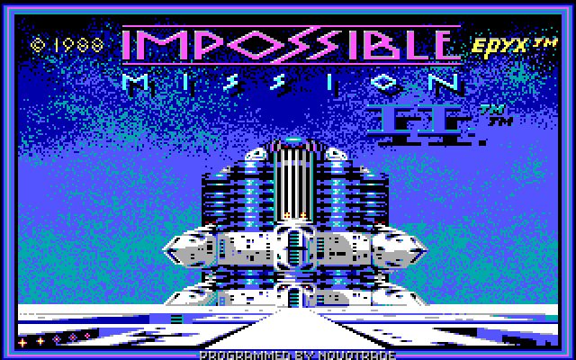 impossible-mission-2 screenshot for dos