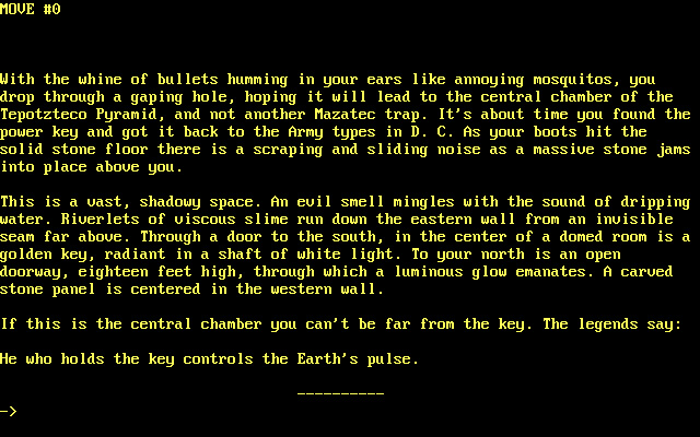 indiana-jones-revenge-of-the-ancients screenshot for dos