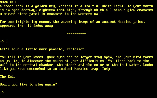 indiana-jones-revenge-of-the-ancients screenshot for dos