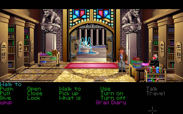 indiana-jones-and-the-last-crusade screenshot for dos