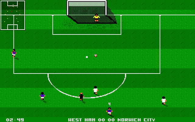 international-soccer screenshot for dos