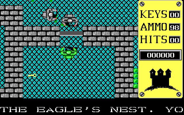 into-the-eagle-s-nest screenshot for dos