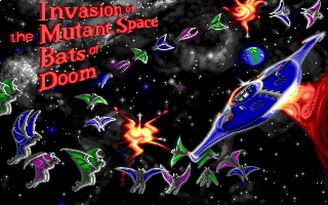 invasion-of-the-mutant-space-bats-of-doom screenshot for dos