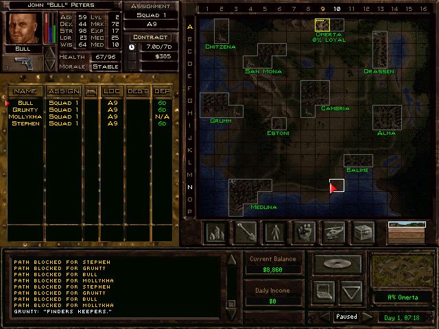 jagged-alliance-2 screenshot for winxp