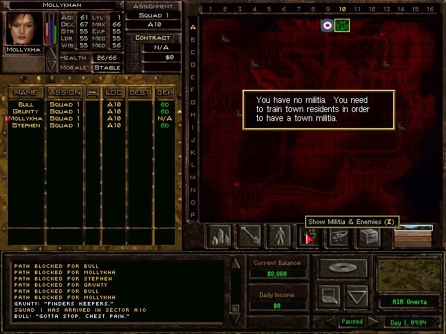 jagged-alliance-2 screenshot for winxp