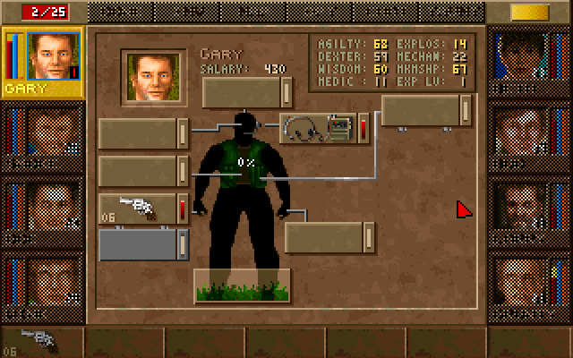 jagged-alliance-deadly-games screenshot for dos