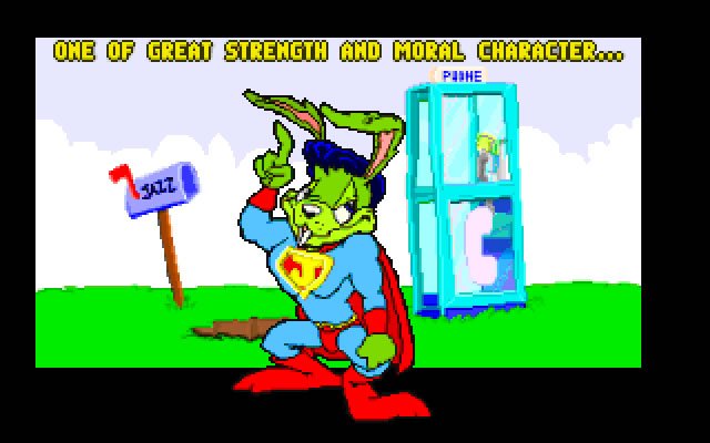 jazz-jackrabbit-holiday-hare screenshot for dos