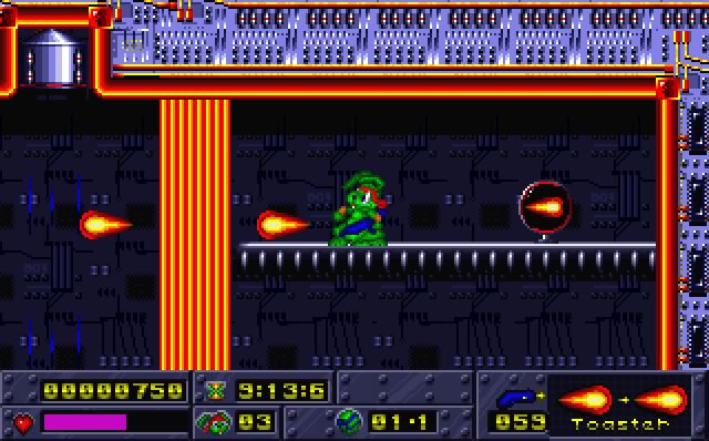 jazz-jackrabbit screenshot for dos