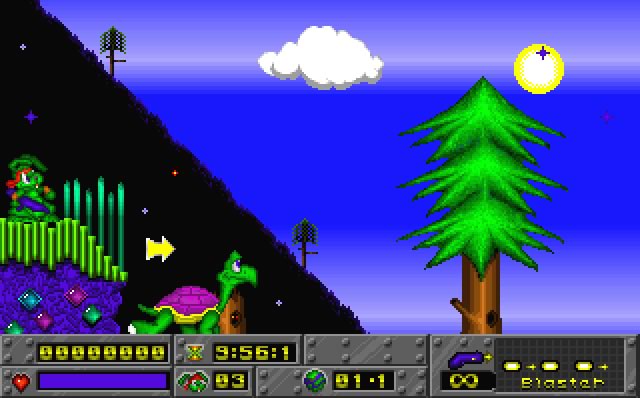 jazz-jackrabbit screenshot for dos