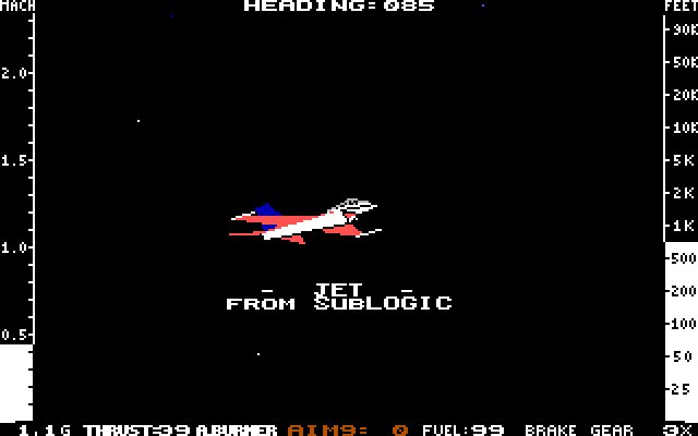 jet screenshot for dos