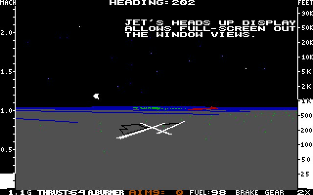 jet screenshot for dos