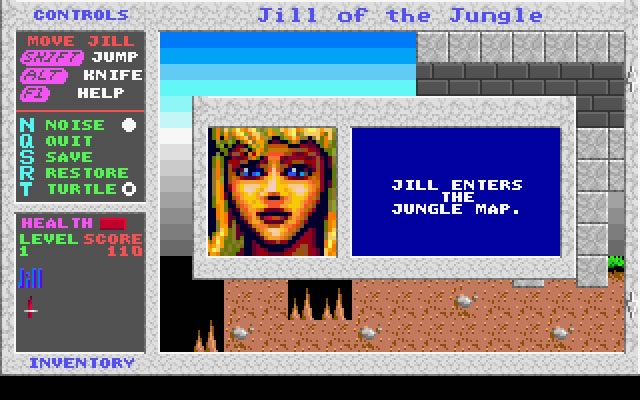 jill-of-the-jungle screenshot for dos