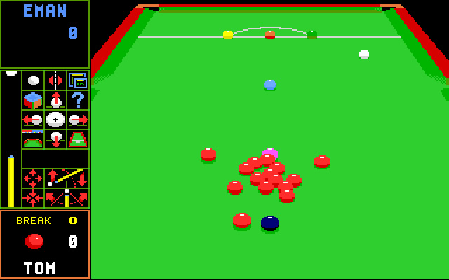 jimmy-white-whirlwind-snooker screenshot for dos